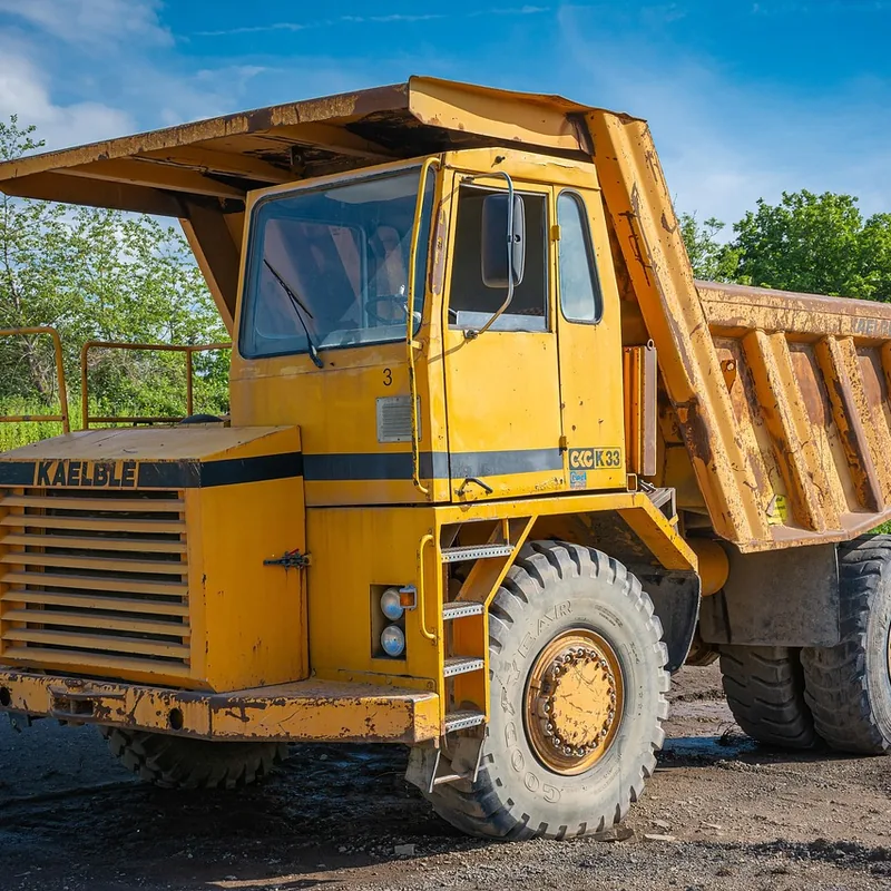 Dump truck for bulk delivery